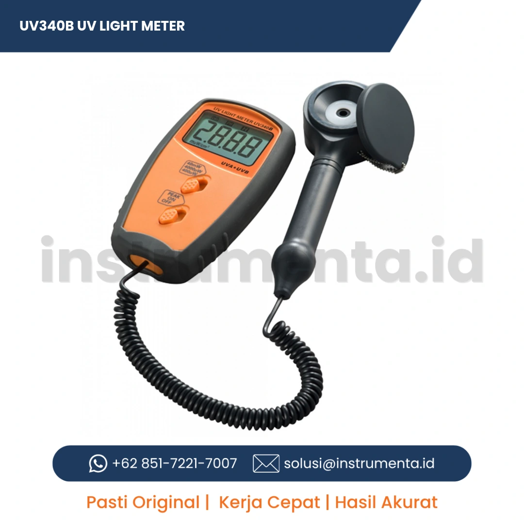 Alat Ukur Original UV340B UV LIGHT METER Alat Uji Intensitas Radiasi Sinar Ultraviolet Digital Radiometer